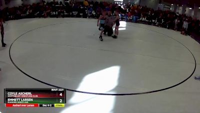 14 lbs Semifinal - Tate Smith, Summerland vs Clayton Dostal, Howells-Dodge