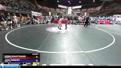 136 lbs Round 2 (8 Team) - Ayden Schlotthauer, SCVWA vs Jesse Enriquez, KTWA