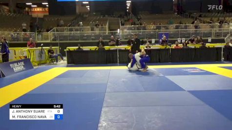 JOSEPH ANTHONY SUAREZ vs MAYNOR FRANCISCO NAVARRETE MOLIN 2024 Pan Jiu Jitsu IBJJF Championship