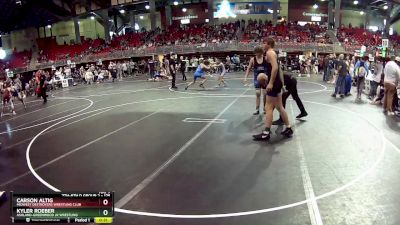 175 lbs Quarterfinal - Kyler Roeber, Ashland-Greenwood Jr Wrestling vs Carson Altig, Midwest Destroyers Wrestling Club