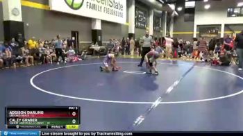 100 lbs Round 3 (12 Team) - Caley Graber, Summit Wrestling Academy vs Addison Darling, Grit And Grace