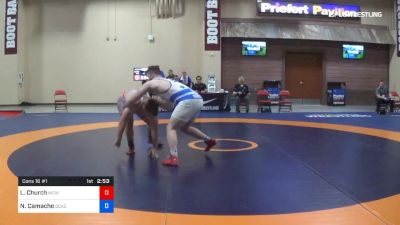 125 kg Cons 16 #1 - Logan Church, WCWC vs Niko Camacho, DCAC