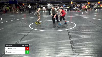 75 lbs Round Of 16 - Troy Baker, Cumberland Valley vs Colin Logue, Great Valley