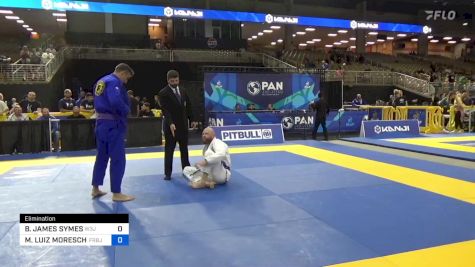 BILL JAMES SYMES vs MARCELO LUIZ MORESCHI 2024 Pan Jiu Jitsu IBJJF Championship