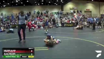 75 lbs Quarterfinals (8 Team) - Wilder Allen, Metro All Stars vs Elias Nielsen, The Funky Singlets Yellow