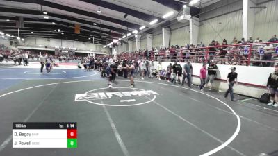 190 lbs Rr Rnd 2 - Delvecchio Begay, Shiprock Wrestling vs Jaxon Powell, Desert Fusion