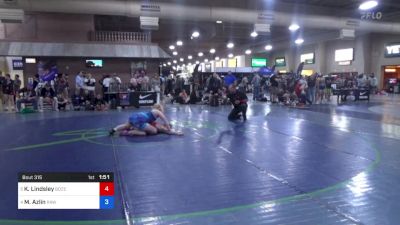 170 lbs Quarters - KyLee Lindsley, Bozeman Wrestling Club vs Millie Azlin, Raw Wrestling Club