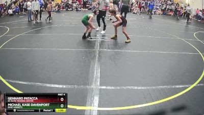 75 lbs Quarterfinal - Gennaro Patacca, KC Elite Trainng Center vs Michael Kase Davenport, Dixie Hornets