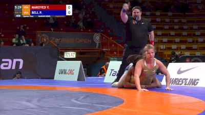 76kg Quarterfinal - Yelena Makoyed, USA vs Precious Bell, USA