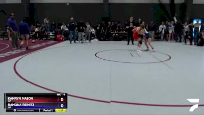 112 lbs Semifinal - Kamryn Mason, WA vs Ramona Reinitz, WA