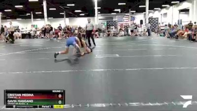 120 lbs Round 2 (4 Team) - Cristian Medina, Town WC vs Gavin Mangano, Savage WA Black