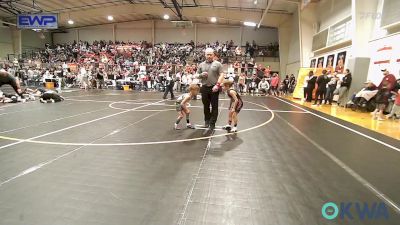 49 lbs Quarterfinal - Bryker Smith, Salina Wrestling Club vs James Evans, Bartlesville Wrestling Club