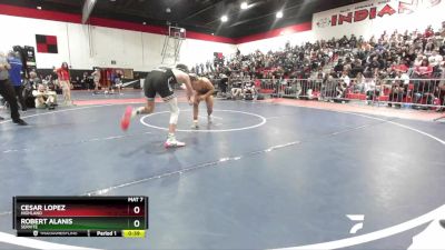 157 lbs Cons. Round 3 - Cesar Lopez, Highland vs Robert Alanis, Servite