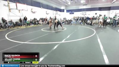 190 lbs Round 1 (32 Team) - William Cooper, Washougal vs Inacio Valencia, Sunnyside