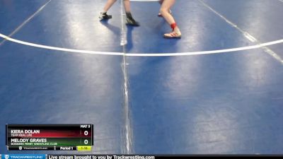 120 lbs Quarterfinal - Melody Graves, Bonners Ferry Wrestling Club vs Kiera Dolan, Team Real Life