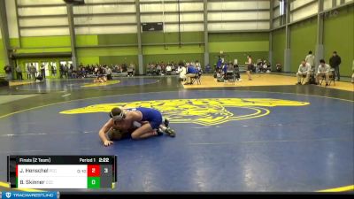 133 lbs Finals (2 Team) - Jason Henschel, Pratt Community College vs Bray Skinner, Cloud Community College