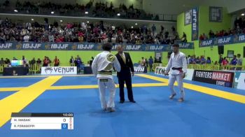 MASAHIRO IWASAKI vs RENATO FORASIEPPI 2018 European Jiu-Jitsu IBJJF Championship