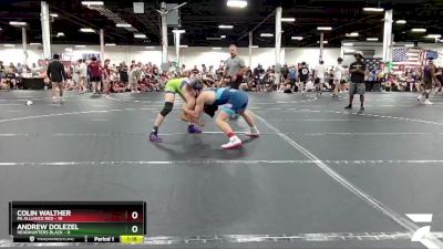 126 lbs Round 3 (4 Team) - Andrew Dolezel, Headhunters Black vs Colin Walther, PA Alliance Red