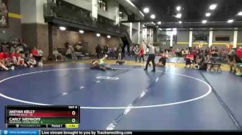 136 lbs Round 2 (3 Team) - Aniyah Kelly, Missouri Gold vs Carly Wemhoff, Nebraska Vipers Green
