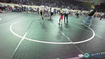 61 lbs Consi Of 4 - Jude Brunson, Hilldale Youth Wrestling Club vs Jake Potts, Heat