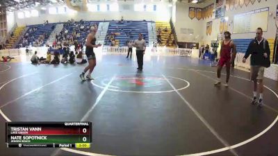 195 White Quarterfinal - Tristan Vann, Lake Gibson vs Nate Sopotnick, Jensen Beach