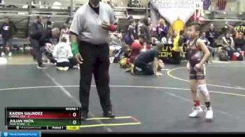 49 lbs Round 1 (4 Team) - Julian Mata, Team MYWAY vs Kaiden Galindez, Cardiac Kids