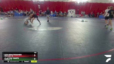 126 lbs Round 3 (4 Team) - Clayton Yanits, Cameron vs Levi Krautkramer, Marathon