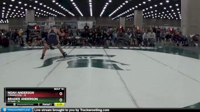 165 lbs Quarters & 1st Wb (16 Team) - Braden Anderson, Ottawa vs Noah Anderson, Cornerstone