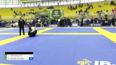 LUCIANO LIMA SALES FILHO vs ROBERT VELOSO DE SOUZA 2024 Brasileiro Jiu-Jitsu IBJJF