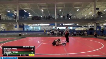 85 lbs Finals (2 Team) - Dawson Martz, Archbold vs Phoenix Peters, St. Edward