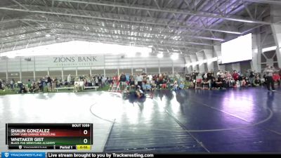 56 lbs Semifinal - Whitaker Gist, Black Fox Wrestling Academy vs Shaun Gonzalez, Scrap Yard Garage Wrestling