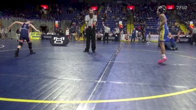 90 lbs Semifinal - Braxton Myrlie, Butler vs Julian Montoya, Williamsport