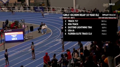 Youth Girls' 4x200m Relay, Finals 2 - Age 10