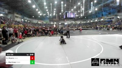 50 lbs Round Of 16 - Kruizemen Myers, Colorado Outlaws vs Liam Martinez, Pomona Elite