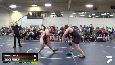 218 lbs Quarterfinal - Logan O`Kelly, Clio WC vs Trevor Streeter, Onaway Area Wrestling