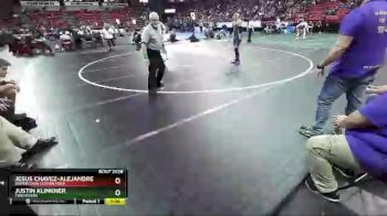 D2-170 lbs Champ. Round 1 - Justin Klinkner, Two Rivers vs Jesus Chavez-Alejandre, Watertown Luther Prep