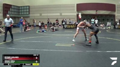 155 lbs Cons. Semi - Ryder Holmes, Unattached vs Noah Hall, Michigan Mafia