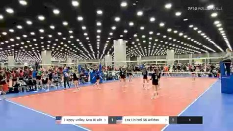 Happy volley Aca.16 elite vs Lex United 66 Adidas - 2022 JVA World Challenge presented by Nike - Expo Only