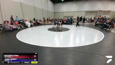 195 lbs Round 3 (8 Team) - Nazareth Pina, New Jersey vs Aiden Knight, Alabama