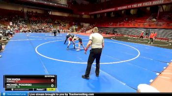 113 lbs D1 - Semi-finals (fri 7:30pm.) - Michael Posorski, Kaukauna vs Tim Madia, Muskego