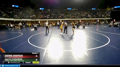 87 lbs Round 4 - Jasmine Anderson, McDominate Training Center vs Makyia Djoumessi, Waverly Area Wrestling Club