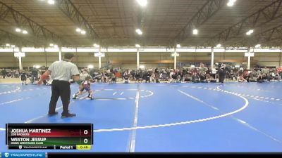 50 lbs Round 3 - Joshua Martinez, 208 Badgers vs Weston Jessup, Hawk Wrestling Club