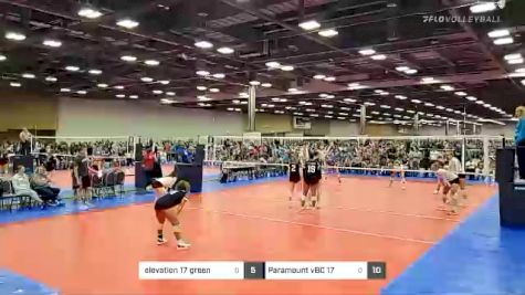 elevation 17 green vs Paramount vBC 17 - 2022 JVA Summerfest presented by Nike