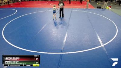 60 lbs Finals (8 Team) - Easton Schut, STMA (St. Michael/Albertville) vs Lincoln Engan, Caledonia/Houston