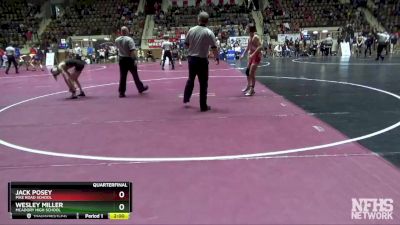 106 lbs Quarterfinal - WESLEY MILLER, McAdory High School vs Jack Posey, Pike Road School