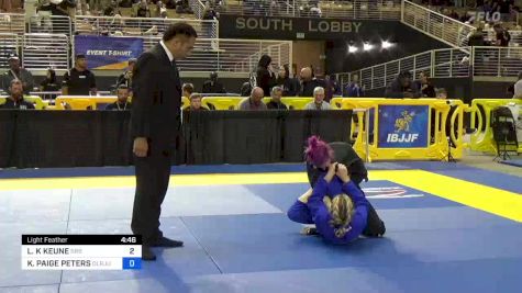 LILIA K KEUNE vs KATHERINE PAIGE PETERS 2024 Pan Jiu Jitsu IBJJF Championship