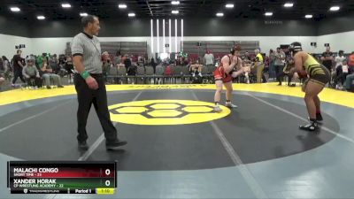 209 lbs Round 2 (8 Team) - Malachi Congo, Short Time vs Xander Horak, CP Wrestling Academy