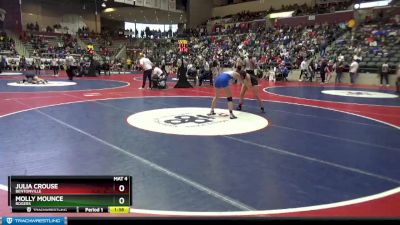 6A 130 lbs Semifinal - Molly Mounce, Rogers vs Julia Crouse, Bentonville