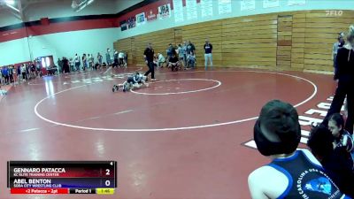 71-77 lbs Round 2 - Abel Benton, Soda City Wrestling Club vs Gennaro Patacca, KC Elite Training Center