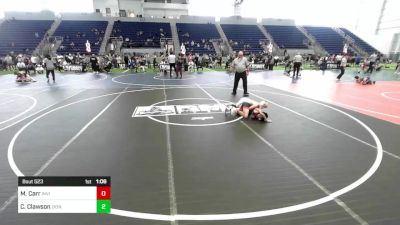 70 lbs Quarterfinal - Mason Carr, Invictus vs Channing Clawson, Zion Thunder WC